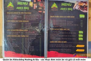 Kỷ niệm 1 năm của quán ăn Abiesbbq Nướng “lẩu