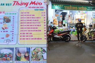 Hé lộ tên quán ăn vặt "Thằng Mèo" có 1.0.2 thú vị nhất tại TP Cà Mau